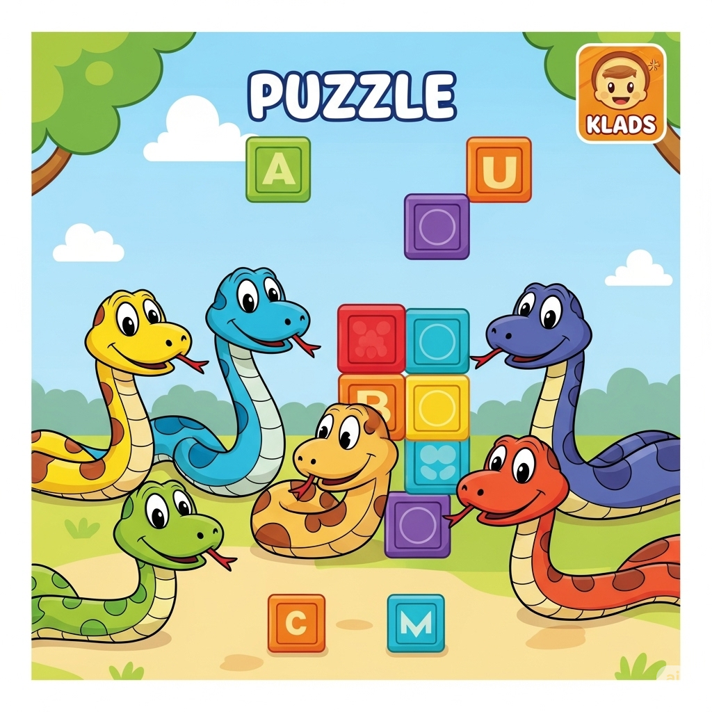 Snakes Eating Blocks