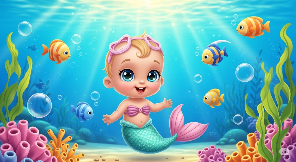 Baby Mermaid Caring Games