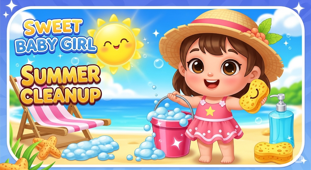 Sweet Baby Girl Summer Cleanup