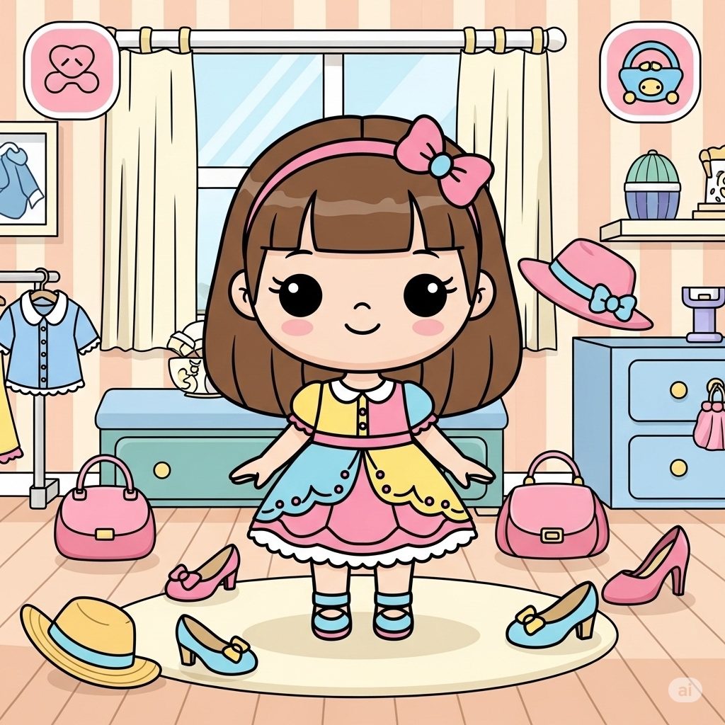 Idol Livestream: Doll Dress Up