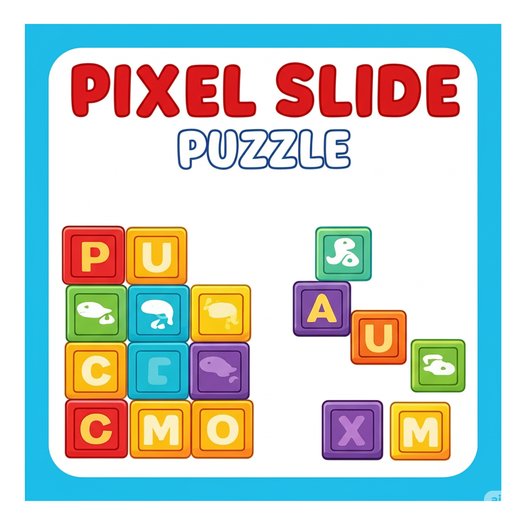 Pixel Slide Puzzle